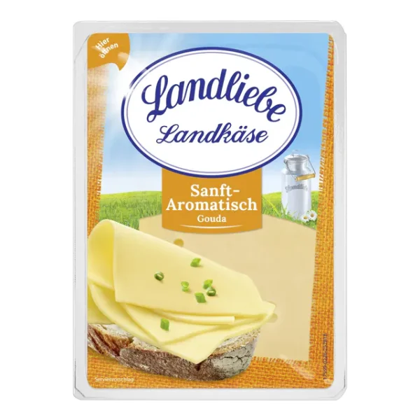 Landliebe Gouda Scheiben sanft aromatisch (150g)