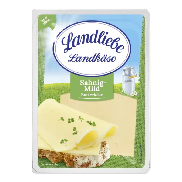 Landliebe Butterk&auml;se Scheiben sahnig mild (150g)