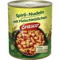 Erasco Spirli-Nudeln mit Fleischklößchen (800g)