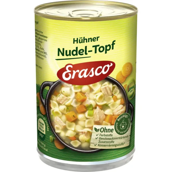 Erasco H&uuml;hner Nudel-Topf (400g)