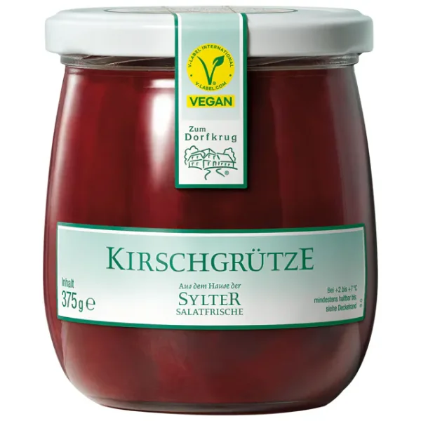 Zum Dorfkrug Kirsch Gr&uuml;tze (375g)