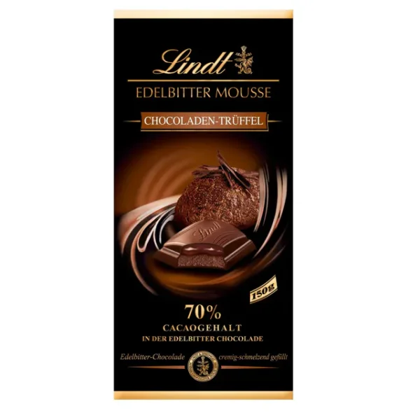 Lindt Edelbitter Mousse Chocoladen-Tr&uuml;ffel (150g)