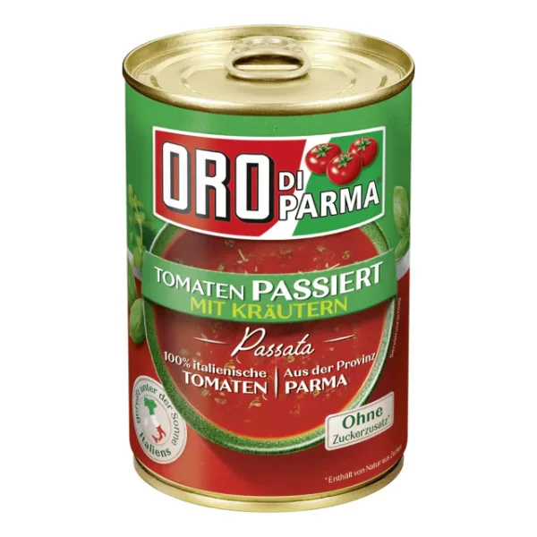 Oro di Parma Tomaten passiert - Kr&auml;uter (425ml)
