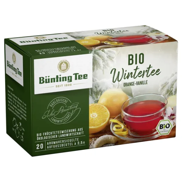 B&uuml;ntig Bio Wintertee Orange-Vanille (20 Beutel)