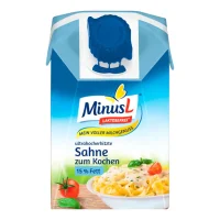 MinusL laktosefreie Sahne zum Kochen 15% (200g)