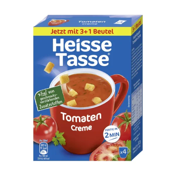 Erasco Heisse Tasse Tomaten Creme (4x21,8g)