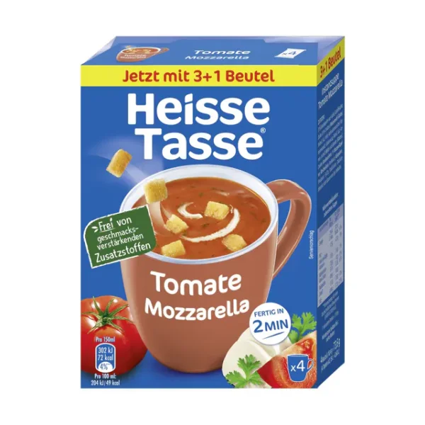 Erasco Heisse Tasse Tomate Mozzarella (4x21,8g)