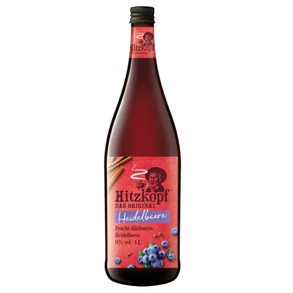 Hitzkopf Heidelbeer Gl&uuml;hwein (1l)