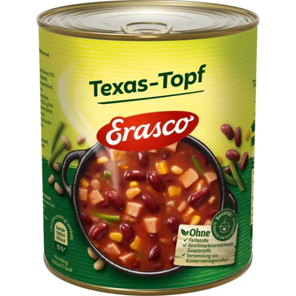 Erasco Texas-Topf (800g)