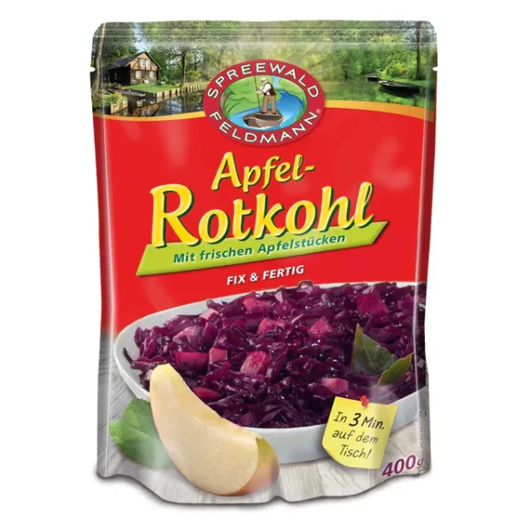 Spreewald Apfelrotkohl mit Apfelst&uuml;cken (400g)