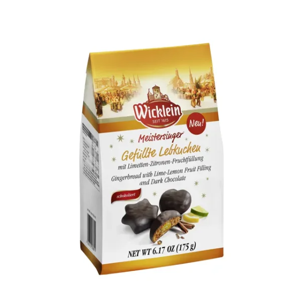 Wicklein Gef&uuml;llte Lebkuchen mit Limetten-Zitronen-F&uuml;llung (175g)