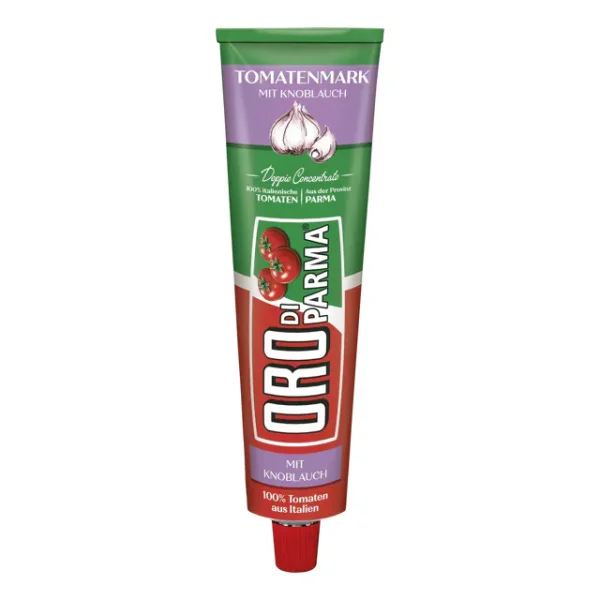 Oro di Parma Tomatenmark Knoblauch (200g)
