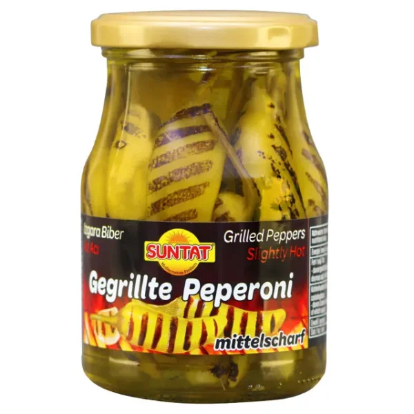 Suntat gegrillte Peperoni mittelscharf (320g)