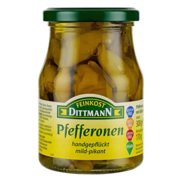 Feinkost Dittmann Pfefferonen mild-pikant (370ml)