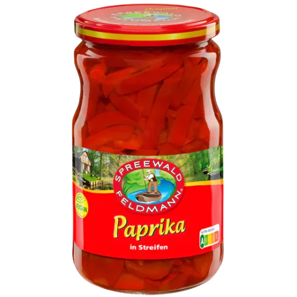Spreewald Paprika in Streifen (720ml)