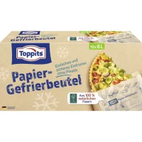 Toppits Papier Gefrierbeutel 6 Liter (10Stk.)