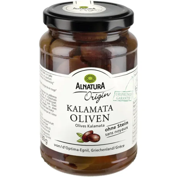 Alnatura Bio Kalamata Oliven ohne Stein (350g)