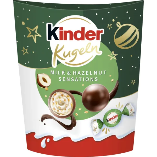 Kinder Kugeln Milk &amp; Hazelnut Sensations (90g)