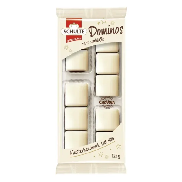 Schulte Dominos wei&szlig; (125g)