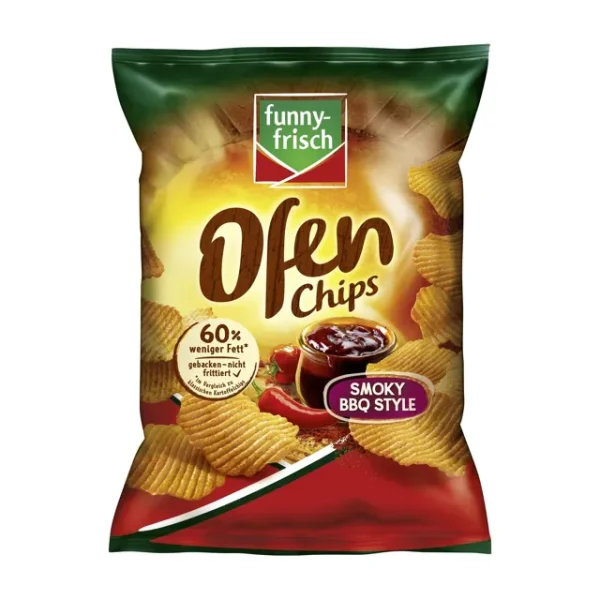 Funny-frisch Ofenchips Smoky BBQ Style (115g)