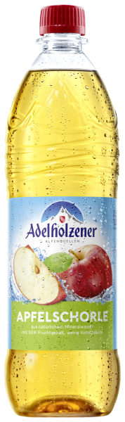 Adelholzener Apfelschorle 1l (PET)