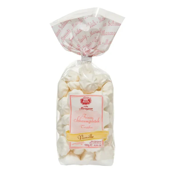 Feine Schaumgeb&auml;ck Tropfen Vanille (100g)