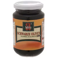 Adria Schwarze Oliven ohne Kerne (370ml)