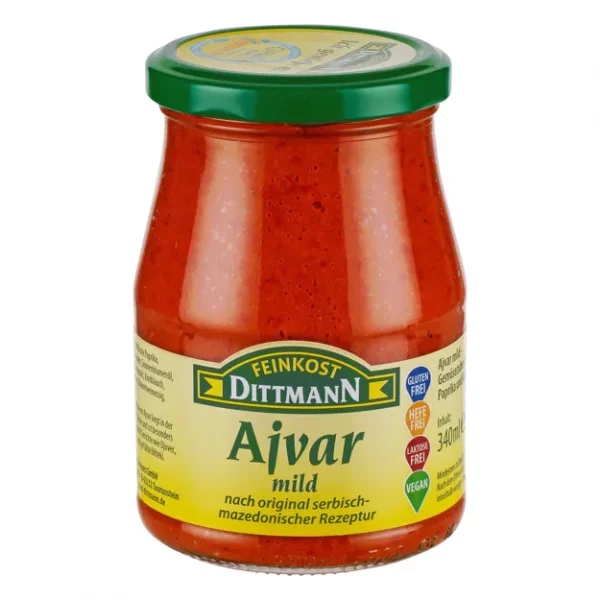 Feinkost Dittmann Ajvar - mild (340ml)