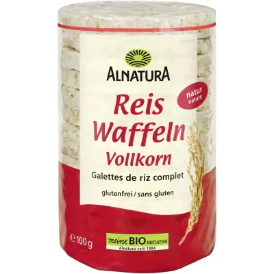 Alnatura Bio Reiswaffeln Vollkorn - ohne Salz (100g)