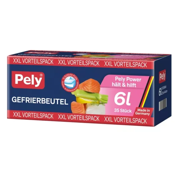 Pely Gefrierbeutel - 6 Liter (35Stk.)