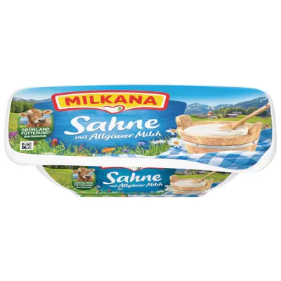 Milkana Schmelzk&auml;se - Sahne (190g)