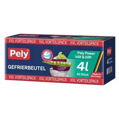 Pely Gefrierbeutel - 4 Liter (45 Stk.)