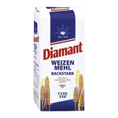Diamant Mehl Typ 550 (1000g)