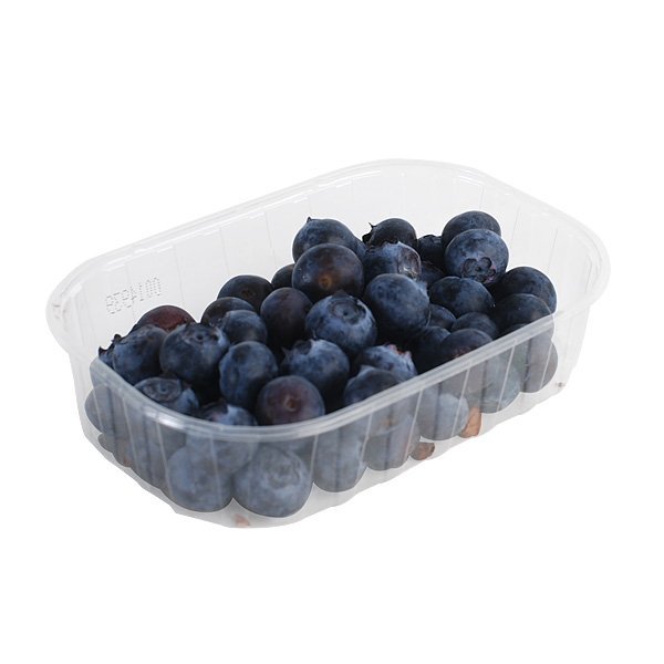 Heidelbeeren - deutsch (200g Schale) - werden gewogen