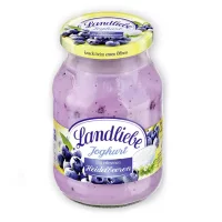 Landliebe Joghurt im Pfandglas - Heidelbeer (500g)
