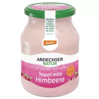 Andechser Natur Bio Joghurt im Pfandglas - Himbeere (500g)