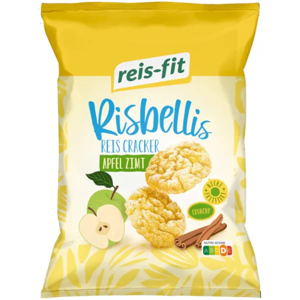 Reis-fit Mini Reiswaffeln - Apfel &amp; Zimt (40g)