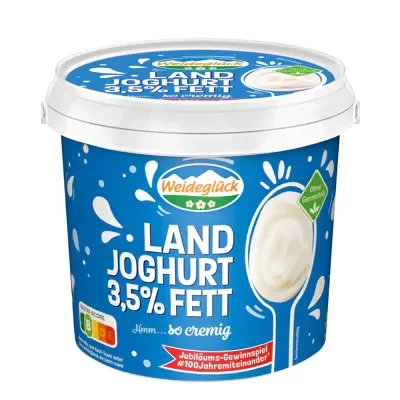Weidegl&uuml;ck Joghurt natur 3,5% (1000g)