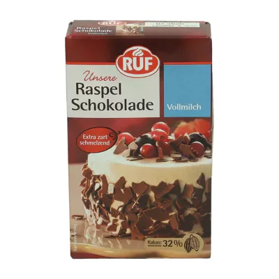 Ruf Schokoraspeln - Vollmilch (100g)