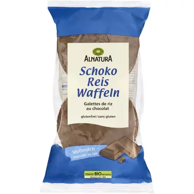 Bio Reiswaffeln - Vollmilchschokolade (100g)