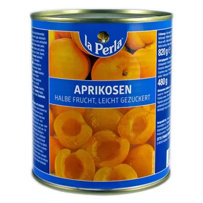Aprikosen halbe Frucht - leicht gezuckert (850ml)