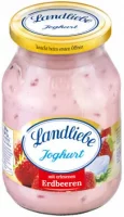 Landliebe Joghurt im Pfandglas - Erdbeere (500g)