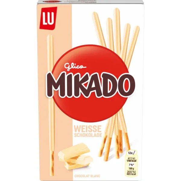 Mikado wei&szlig;e Schokolade (75g)