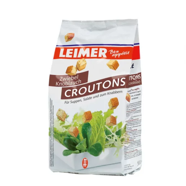 Leimer Croutons Zwiebel Knoblauch (500g)