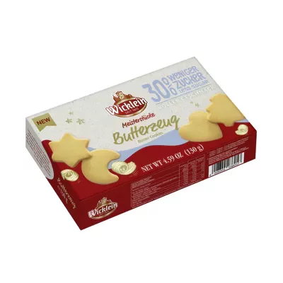 Wicklein Butterpl&auml;tzchen weniger Zucker (130g)