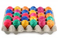 Buntes Ei - aus Bodenhaltung